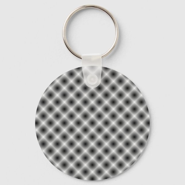 Porte-clés White Mesh Moire par Kenneth Yoncich (Recto)