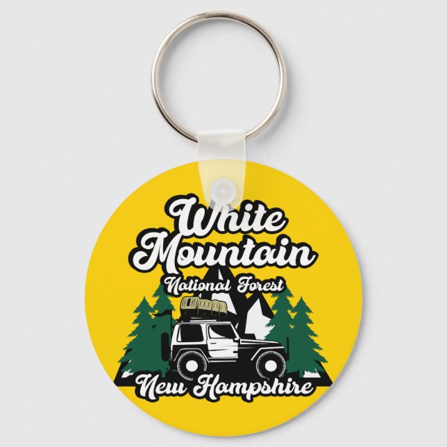 Porte-clés White Mountain National Forest New Hampshire (Recto)