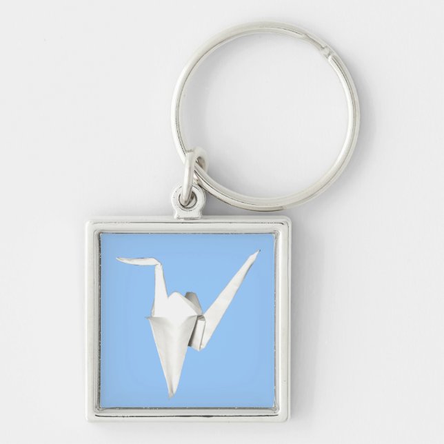 Porte-clés White Paper Crane Keychain (Devant)