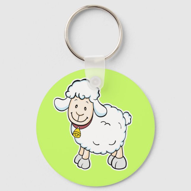 Porte-clés White Sheep keychain (Recto)