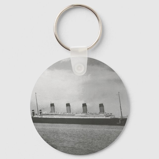 Porte-clés White Star Line - Titanic - Voile sur son voyage (Recto)