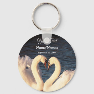 Porte-clés White Swans Keychain