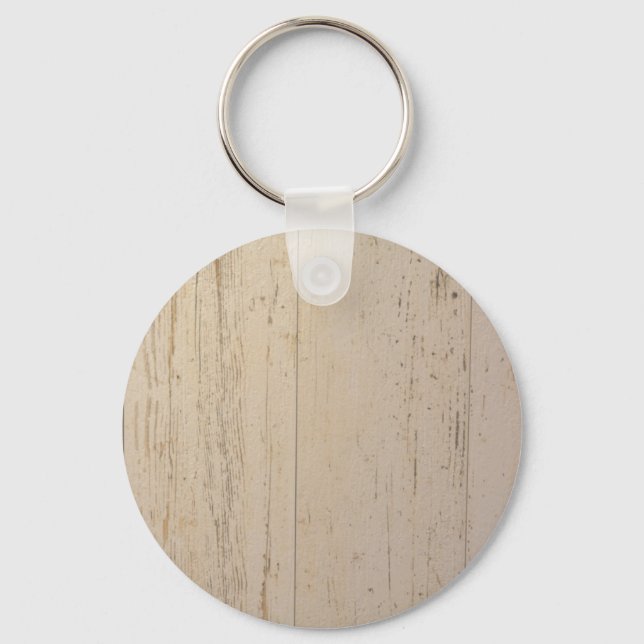 Porte-clés White Washed Textured Wood Grain (Recto)