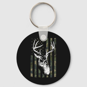 Porte-clés Whitetail Buck Deer Hunting Usa Camouflage America