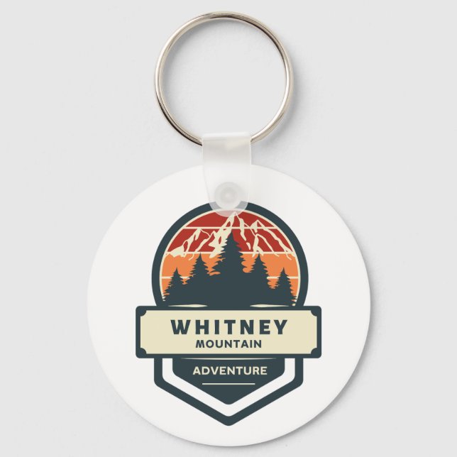 Porte-clés Whitney mountain peak climbing and hiking (Recto)