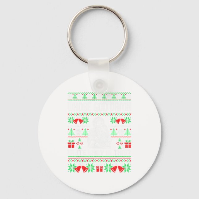 Porte-clés Whose God White Baby Is This Funny Jesus Ugly Chri (Recto)