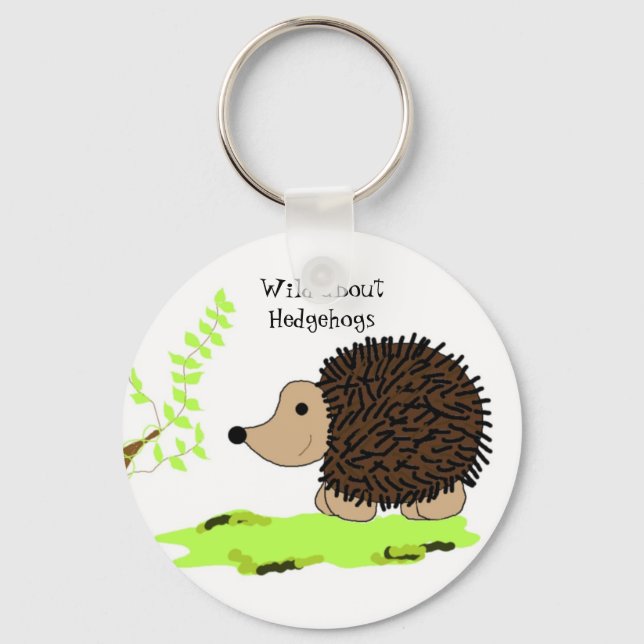 Porte-clés Wild About Hedgehogs (Recto)
