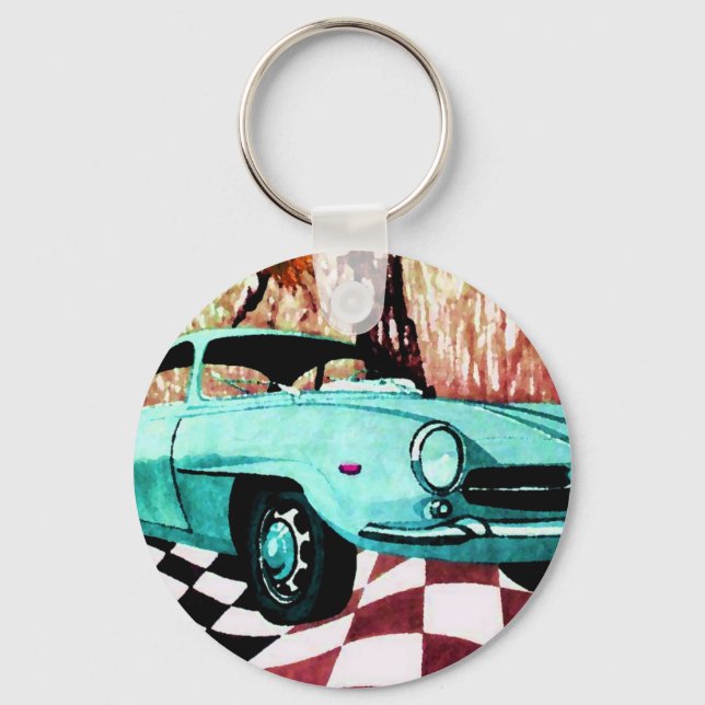 Porte-clés Wild Car - Alfa CricketDiane Art & Design (Recto)