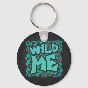 Porte-clés Wild me Dalmatien Conception Brown et Turquoise