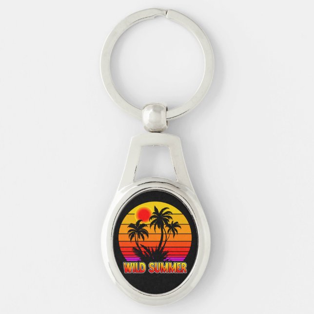 Porte-clés Wild Retro Summer Vibes-62827 (Devant)