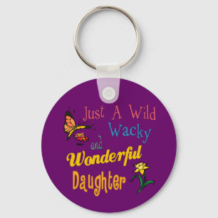 Porte-clés Wild Wacky et merveilleux cadeau de fille