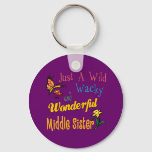 Porte-clés Wild Wacky Merveilleuse Collection Middle Sister