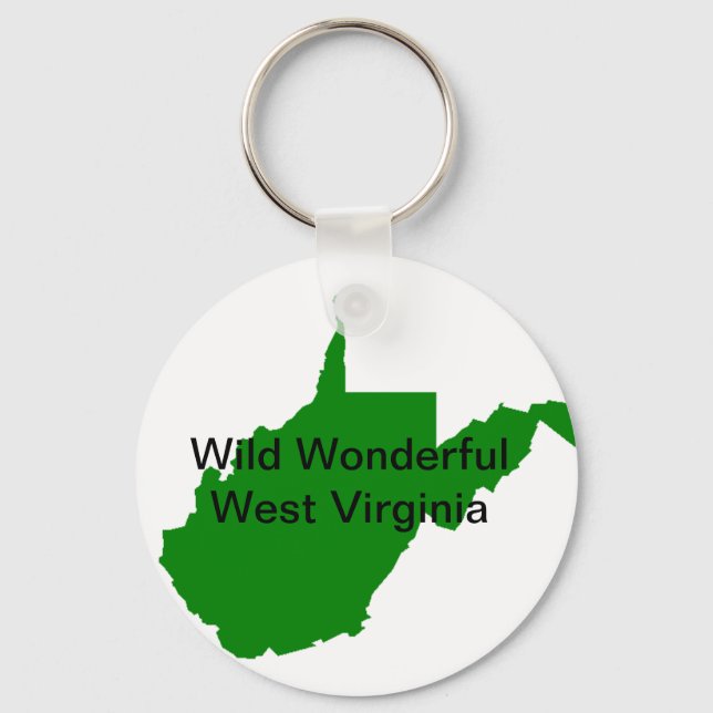 Porte-clés Wild Wonderful West Virginia (Recto)