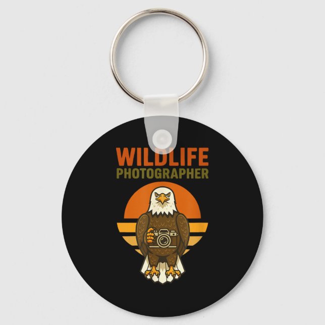Porte-clés Wildlife Photographer Bald Eagle Bird Photography  (Recto)