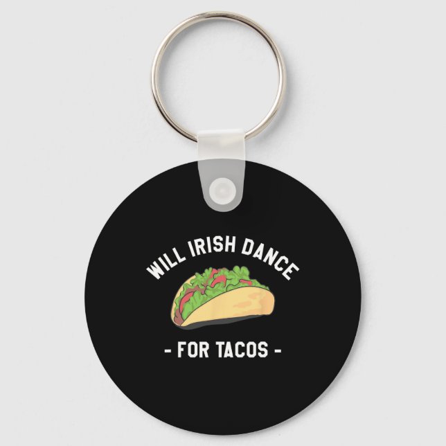 Porte-clés Will Irish Dance Pour Tacos St. Patrick's Day Sham (Recto)