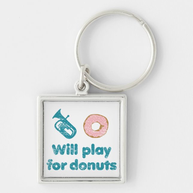 Porte-clés Will Play Baritone for Donuts Music Don (Devant)