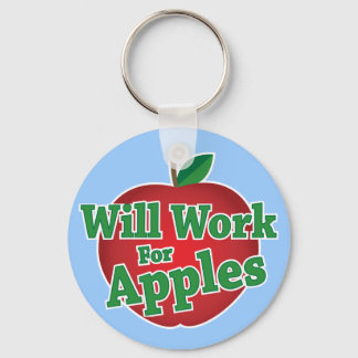 Porte-clés Will Work for Apples