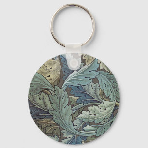 Porte-clés William Morris Acanthus Sage Fleur Floral Botaniqu