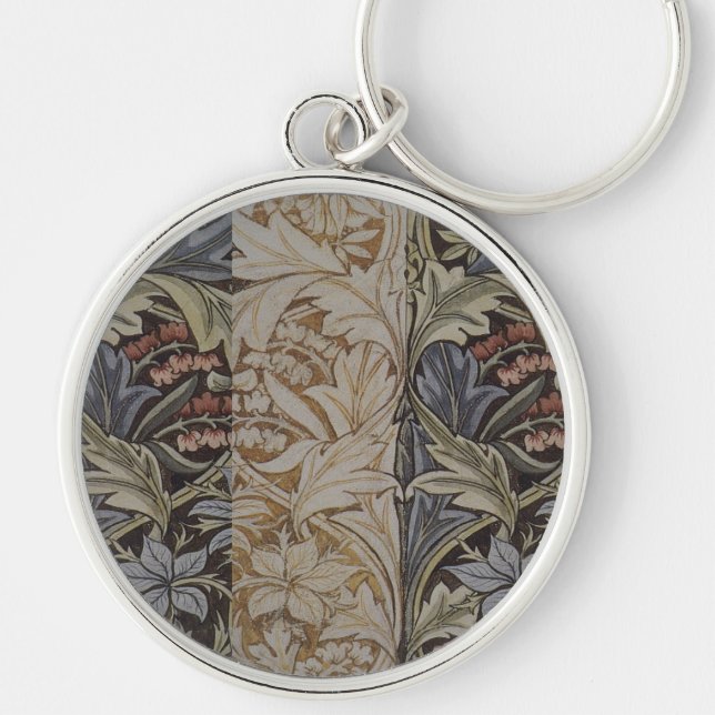 Porte-clés William Morris Bluebell Tapestry Design (Devant)