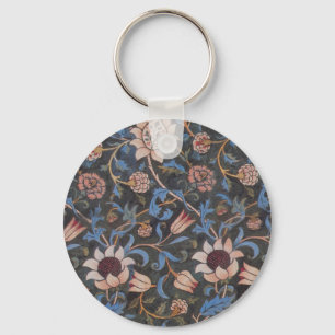 Porte-clés William Morris Evenlode Textile Floral Art