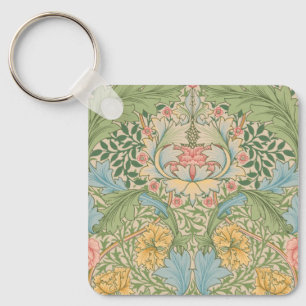 Porte-clés William Morris Fleur de Myrte Floral Botanique