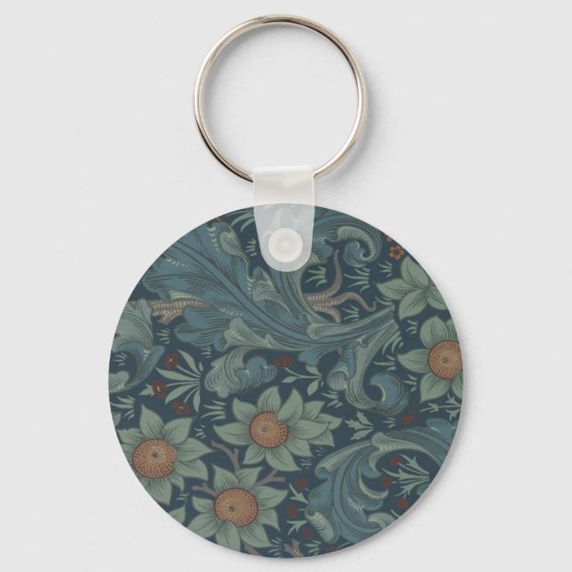 Porte-clés William Morris Orchard Art Motif (Recto)