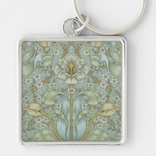 Porte-clés William Morris Spring Motif classique épais