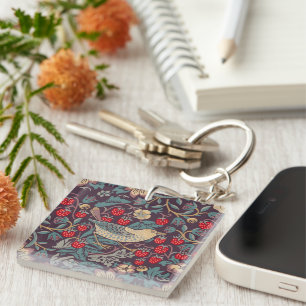 Porte-clés William Morris Strawberry Thief