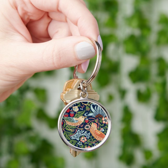 Porte-clés William Morris Strawberry Thief Keychain (main)