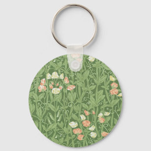 Porte-clés William Morris Sweet Pea Floral Design