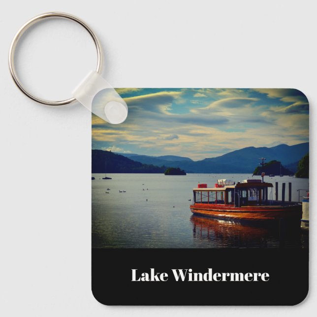 Porte-clés Windermere, Lake District Paysage Photo (Recto)