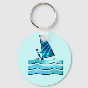 Porte-clés Windsurfing Design Keychain