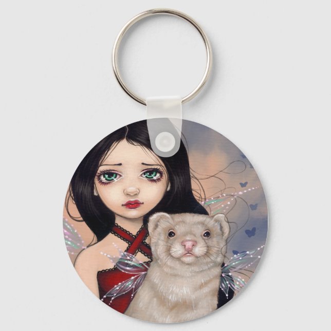 Porte-clés "Winged Ferret" Keychain (Recto)