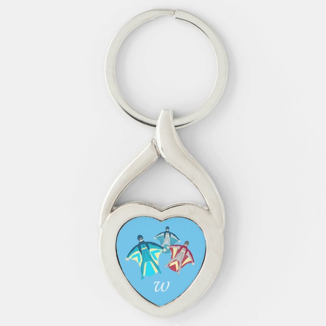 Porte-clés Wingsuit Skydiving (Devant)