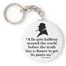 Winston Churchill Keyring - Citation 24