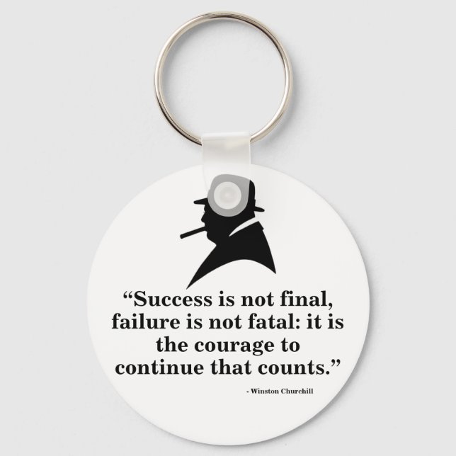 Porte-clés Winston Churchill Keyring - Citation 5 (Recto)
