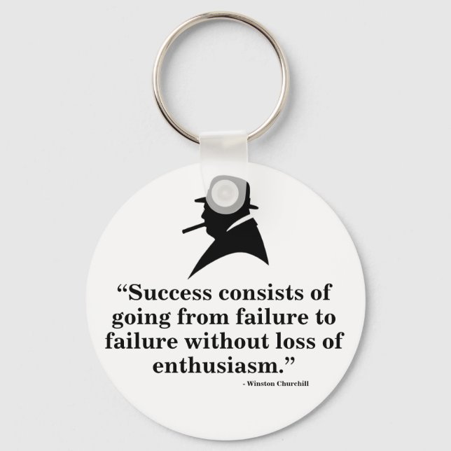 Porte-clés Winston Churchill Keyring - Citation 7 (Recto)