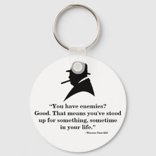Porte-clés Winston Churchill Keyring - Citation 9