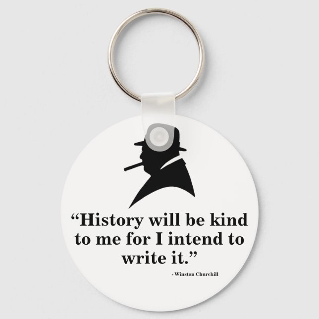 Porte-clés Winston Churchill Keyring - Quote 18 (Recto)