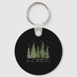 Porte-clés Winter Wonderland Joyeux Noël Noël Joyeux Noël Arb