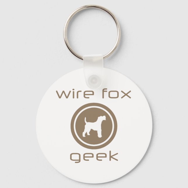Porte-clés Wire Fox Terrier (Recto)