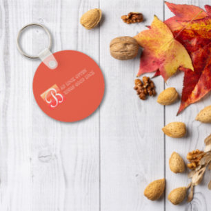 Porte-clés Wisdom citer bonne chance inspiration