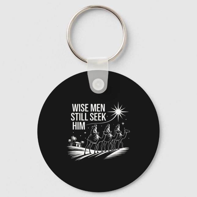 Porte-clés Wise Men Still Seek Him Christian Christmas Jesus  (Recto)