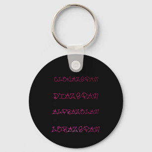 Porte-clés Woah Black Betty Clonazépam Woah Black Betty Diazé