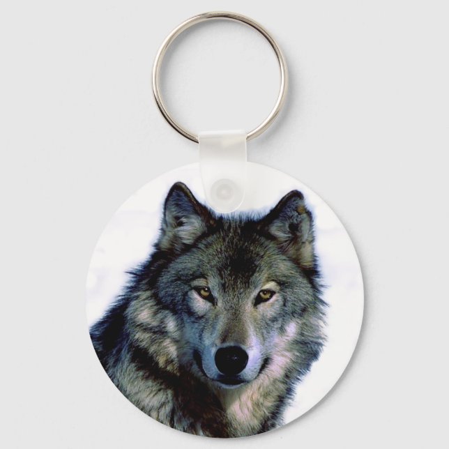 Porte-clés Wolf Portrait (Recto)