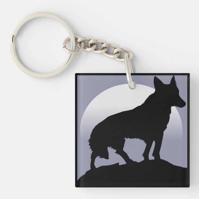 PORTE-CLÉS WOLF SILHOUETTE (Devant)