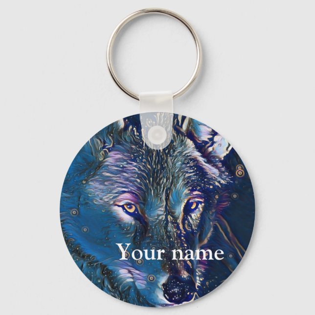 Porte-clés Wolf themed keychain (Recto)