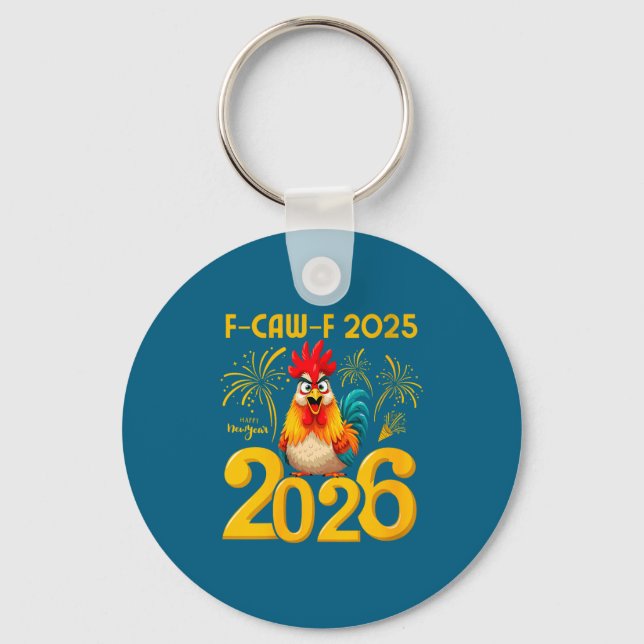 Porte-clés Womens F-caw-f 2025 Happy New Year 2026 Funny Chic (Recto)