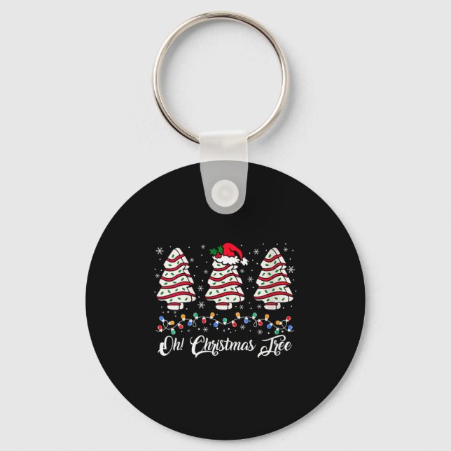 Porte-clés Womens Oh Christmas Tree Cakes Debbie Becky Jen Ca (Recto)