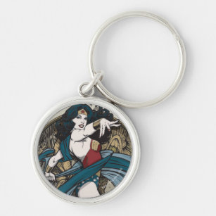 Porte-clés Wonder Woman Art Nouveau Panel